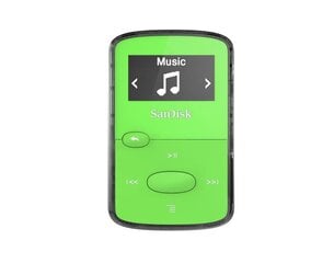MP3 SanDisk Clip Jam 8 GB, Zaļš cena un informācija | MP3 atskaņotāji | 220.lv