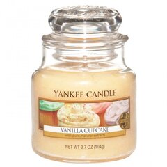 Aromātiskā svece Yankee Candle Vanilla Cupcake, 104 g cena un informācija | Sveces un svečturi | 220.lv