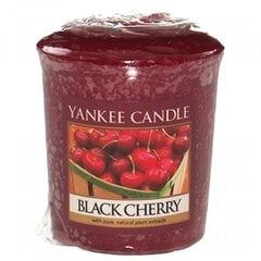 Ароматическая свеча Yankee Candle Black Cherry, 49 г цена и информация | Подсвечники, свечи | 220.lv