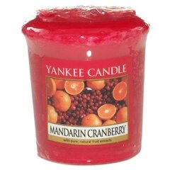 Aromātiskā svece Yankee Candle Mandarin Cranberry 49 g cena un informācija | Sveces un svečturi | 220.lv