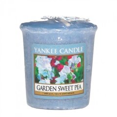 Aromātiskā svece Yankee Candle Garden Sweet Pea, 49 g cena un informācija | Sveces un svečturi | 220.lv