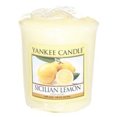 Aromātiskā svece Yankee Candle Sicilian Lemon 49 g cena un informācija | Sveces un svečturi | 220.lv