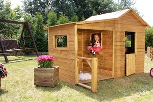 Деревянный домик «Elija» 4IQ цена и информация | Детские игровые домики | 220.lv