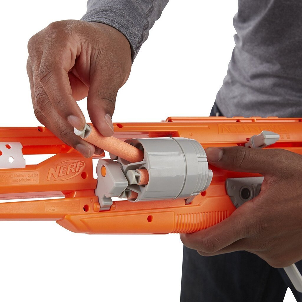 Šautene Hasbro - Nerf N Strike Elite Accustrike Series Alphahawk cena un informācija | Rotaļlietas zēniem | 220.lv