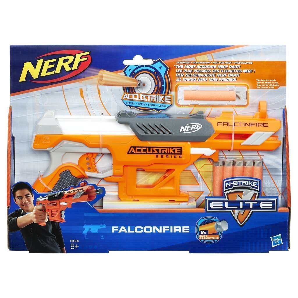 Hasbro NERF Accustrike Falconfire rotaļu ierocis B9839 cena un informācija | Rotaļlietas zēniem | 220.lv