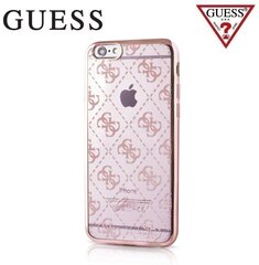 GUHCPSETR4GRG Guess 4G TPU Case Rose Gold for iPhone 5/5S/SE cena un informācija | Telefonu vāciņi, maciņi | 220.lv