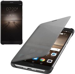 Sāniski atverams maciņš Clear S-View Book priekš Huawei Mate 9, Pelēks cena un informācija | Telefonu vāciņi, maciņi | 220.lv