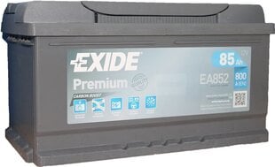 Аккумулятор EXIDE EA852 85 Ah 800 A EN 12V цена и информация | Аккумуляторы | 220.lv