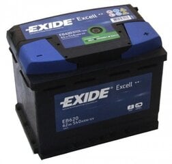 Аккумулятор EXIDE EB620 62 Ah 540 A EN 12V цена и информация | Аккумуляторы | 220.lv