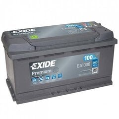 Akumulators EXIDE EA1000 100 Ah 900 A EN 12V EXIDE EA1000 cena un informācija | Exide Auto preces | 220.lv