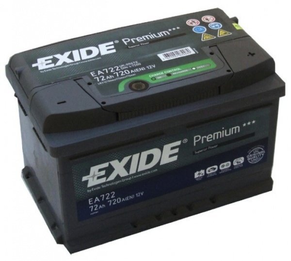 Akumulators EXIDE EA722 72 Ah 720 A EN 12V цена и информация | Akumulatori | 220.lv