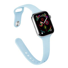 (5 debeszila) Plāna silikona siksniņa Apple pulkstenim 40 mm 44 mm 41 mm 45 mm 38 mm 42 mm Correa rokassprādze Viedā pulksteņa siksniņa Iwatch sērijai 7 6 5 4 3 2 — pulksteņu siksniņas цена и информация | Аксессуары для смарт-часов и браслетов | 220.lv