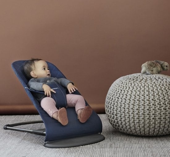 Šūpuļkrēsls Babybjorn Bliss 006015, zils cena un informācija | Bērnu šūpuļkrēsliņi | 220.lv