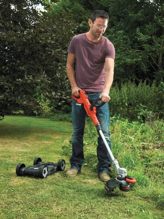 Black&Decker STC1820CM 3-IN-1 Strimmer® akumulatora zāles pļaujmašīna цена и информация | Trimmeri, krūmgrieži | 220.lv