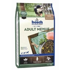 Bosch Petfood Adult Menue 3 кг цена и информация | Сухой корм для собак | 220.lv