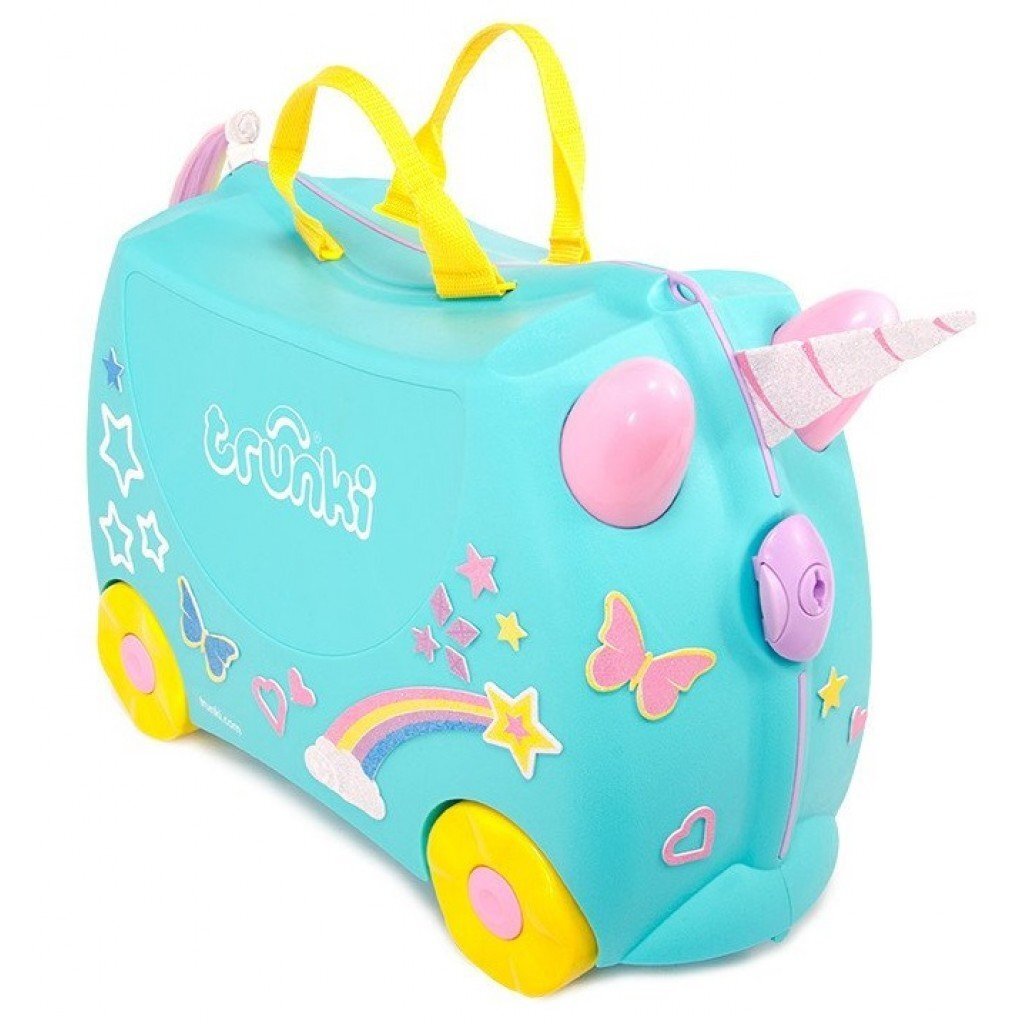 Bērnu koferis Trunki Una Unicorn цена и информация | Koferi, ceļojumu somas | 220.lv