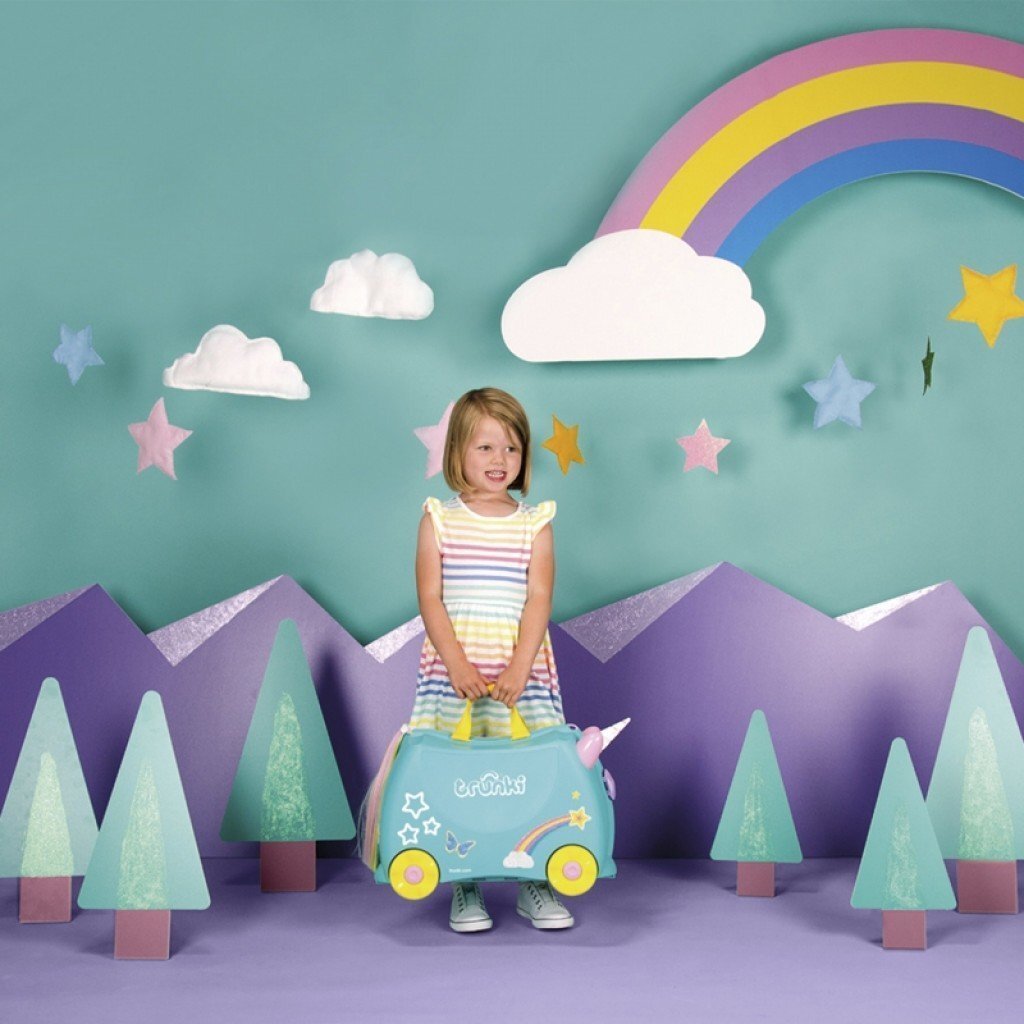 Bērnu koferis Trunki Una Unicorn цена и информация | Koferi, ceļojumu somas | 220.lv