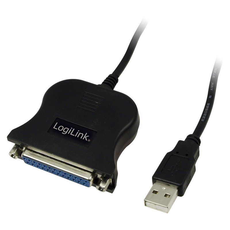 LOGILINK - Adapter USB to D-SUB 25 cable цена и информация | Adapteri un USB centrmezgli | 220.lv