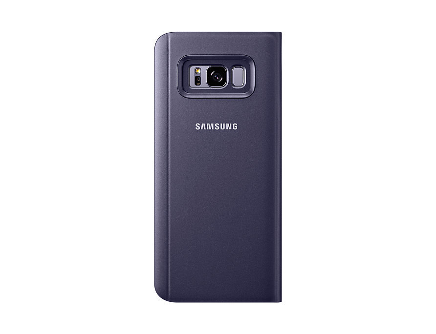 Samsung EF-ZG955CVEGWW View Standing Cover Oriģināls Grāmatveida Maks priekš Samsung G955 Galaxy S8 Plus Violets (EU Blister) cena un informācija | Telefonu vāciņi, maciņi | 220.lv