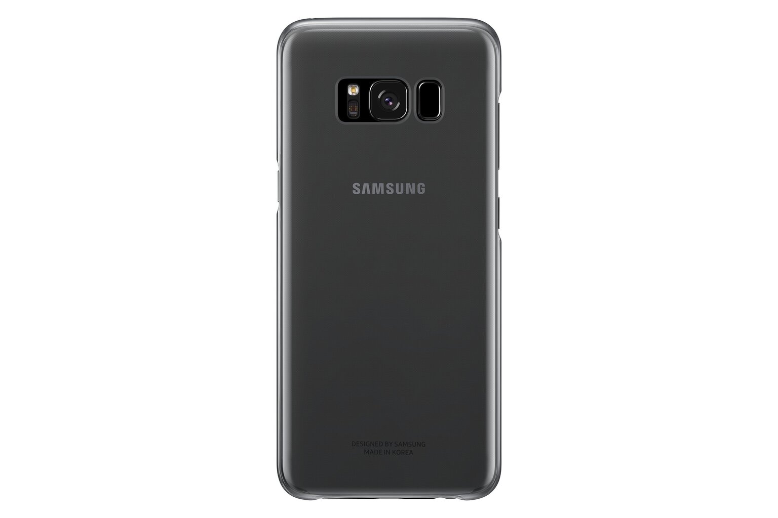 Samsung EF-QG955CBE Oriģināls Īpaši plāns aizmugures maks-apvalks G955 Galaxy S8 Plus / S8+ Caurspīdīgs/Melns cena un informācija | Telefonu vāciņi, maciņi | 220.lv