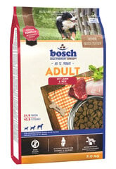 Bosch Petfood Adult Lamb & Rice (High Premium) 3 kg cena un informācija | Sausā barība suņiem | 220.lv