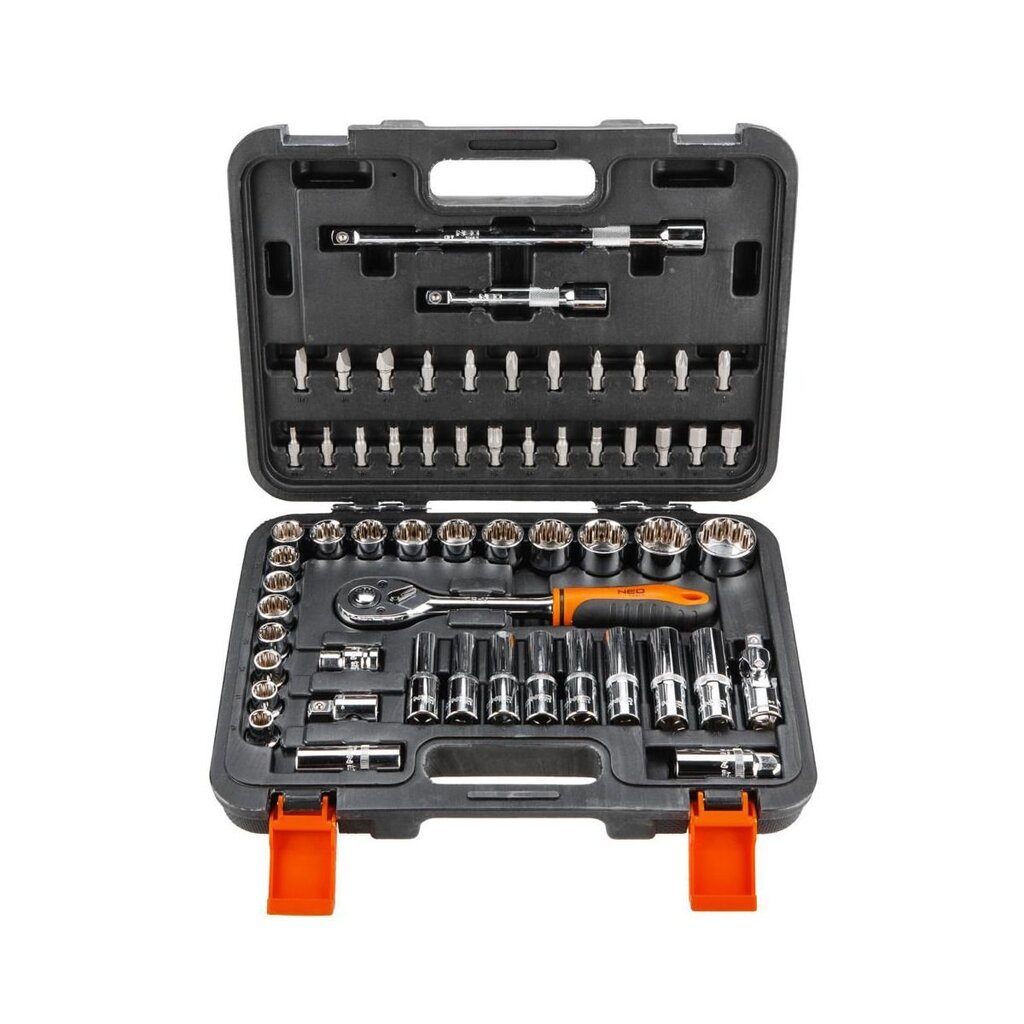 Instrumentu komplekts NEO 08-663 Tool Kit, 58 gab. cena un informācija | Rokas instrumenti | 220.lv