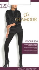 Женские колготки Glamour Velour 120 DEN, чёрные цена и информация | Колготки | 220.lv