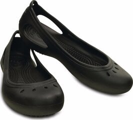 Crocs™ женская повседневная обувь Kadee Work Flat, черный цена и информация | Женские туфли | 220.lv