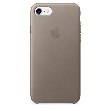 Ādas aizmugurējais apvalks Apple iPhone 7 Plus, pelēka цена и информация | Telefonu vāciņi, maciņi | 220.lv