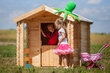 Timbela bērnu koka rotaļu māja M501 cena un informācija | Bērnu rotaļu laukumi, mājiņas | 220.lv