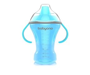 Bērnu pudelīte BabyOno Natural Nursing, 260 ml, 1457, zils cena un informācija | Bērnu pudelītes un to aksesuāri | 220.lv