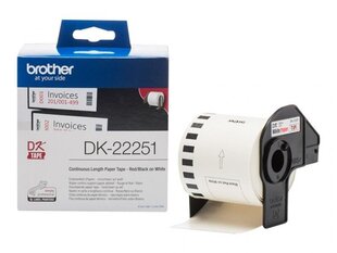 Drukas lente Brother DK-22251 DK22251 cena un informācija | Piederumi printerim | 220.lv