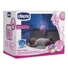 Розовый проектор - ночник Chicco, звезды цена и информация | Игрушки для малышей | 220.lv