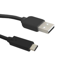 Qoltec Кабель USB 2.0 АМ/USB 3.1 Типк М | 0,25 м цена и информация | Кабели и провода | 220.lv