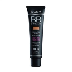 GOSH BB-krēms 30 ml, 04 Chestnut цена и информация | Пудры, базы под макияж | 220.lv