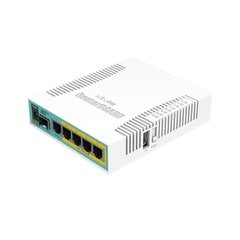 MikroTik hEX PoE Router RB960PGS 10 цена и информация | Маршрутизаторы (роутеры) | 220.lv
