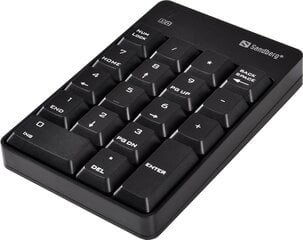 Sandberg Numeric Keypad 2 цена и информация | Клавиатуры | 220.lv