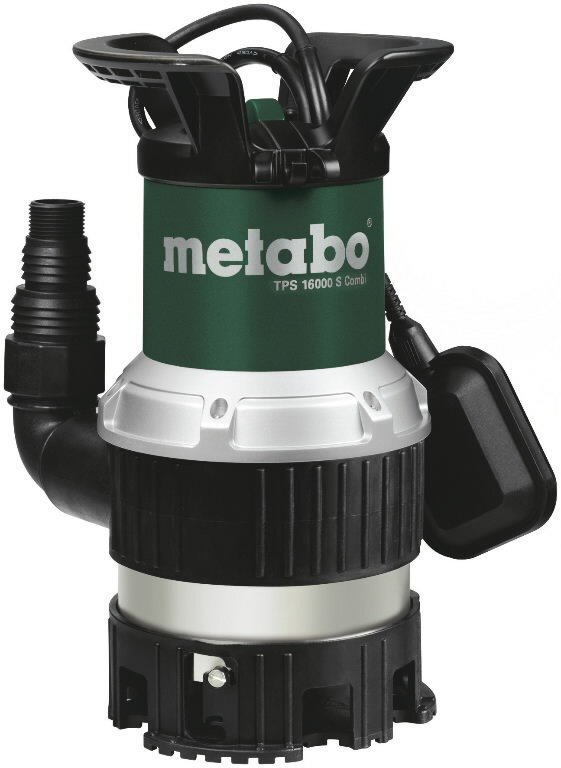 Metabo TPS 16000 S Combi iegremdējams tīrā/netīrā ūdens sūknis цена и информация | Kanalizācijas sūkņi, ūdens sūkņi netīram ūdenim  | 220.lv