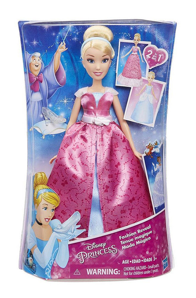 Lelle ar divpusēju kleitu Disney Princess Cinderella, C0544EU4 цена и информация | Rotaļlietas meitenēm | 220.lv