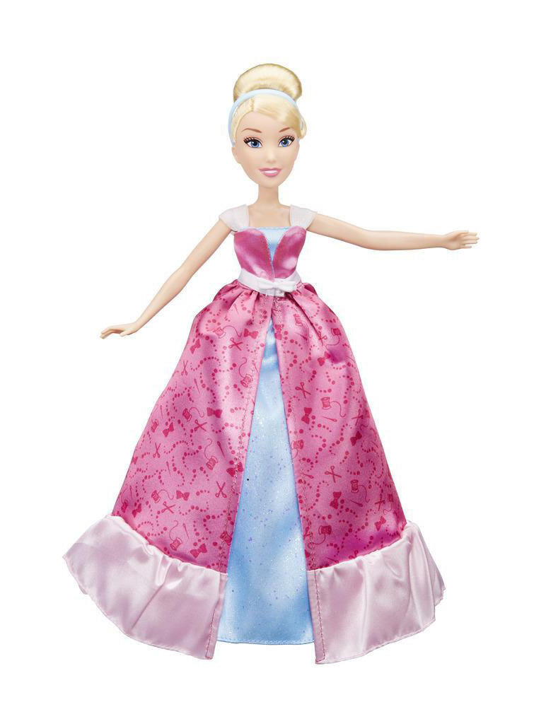 Lelle ar divpusēju kleitu Disney Princess Cinderella, C0544EU4 цена и информация | Rotaļlietas meitenēm | 220.lv