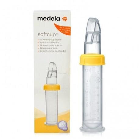 Barošanas pudelīte Medela SoftCup Advanced, 80 ml, 800.0400 cena un informācija | Bērnu pudelītes un to aksesuāri | 220.lv