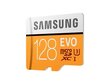 ​Samsung EVO microSDXC 128GB UHS-I U3 (90MB/s/100MB/s) cena un informācija | Atmiņas kartes mobilajiem telefoniem | 220.lv