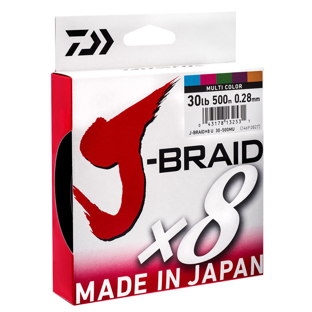 Valas J-Braid x8 Multi Color PE цена и информация | Makšķerauklas | 220.lv
