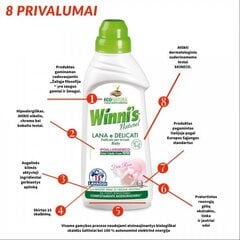 Winni's Vilna un smalka auduma mazgāšanas līdzeklis, 750 ml cena un informācija | Mazgāšanas līdzekļi | 220.lv