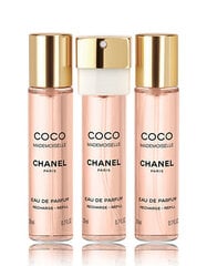 Parfimērijas ūdens Chanel Coco Mademoiselle edp 3x20 ml cena un informācija | Sieviešu smaržas | 220.lv