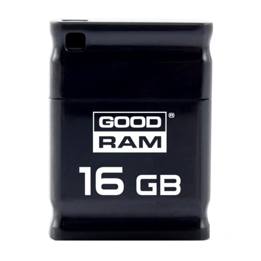 USB atmiņas karte Goodram UPI2 16GB 2.0, Melna cena un informācija | USB Atmiņas kartes | 220.lv