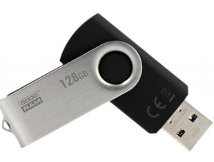 USB atmiņas karte Goodram UTS3 128GB 3.0, Melna cena un informācija | USB Atmiņas kartes | 220.lv