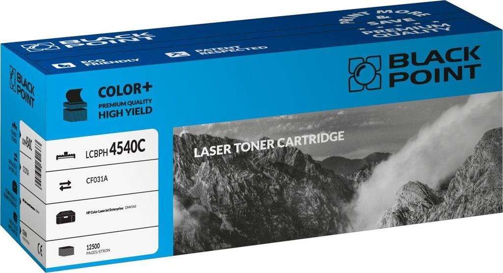 Toner Black Point LCBPH4540C | cyan | 12 500 pp | HP CF031A cena un informācija | Kārtridži lāzerprinteriem | 220.lv