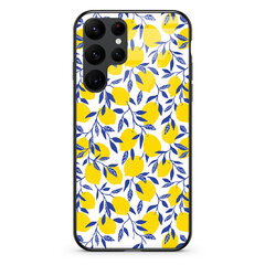 Cobalt Lemons - Galaxy S23 Ultra Glass Case [TIF 44A]. cena un informācija | Telefonu vāciņi, maciņi | 220.lv