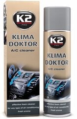 Automobiļu gaisa kondicionēšanas tīrīšanas līdzeklis K2 Klima Doctor, 500 ml cena un informācija | Auto ķīmija | 220.lv